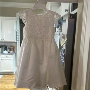Elegant White Lace Kids Dress